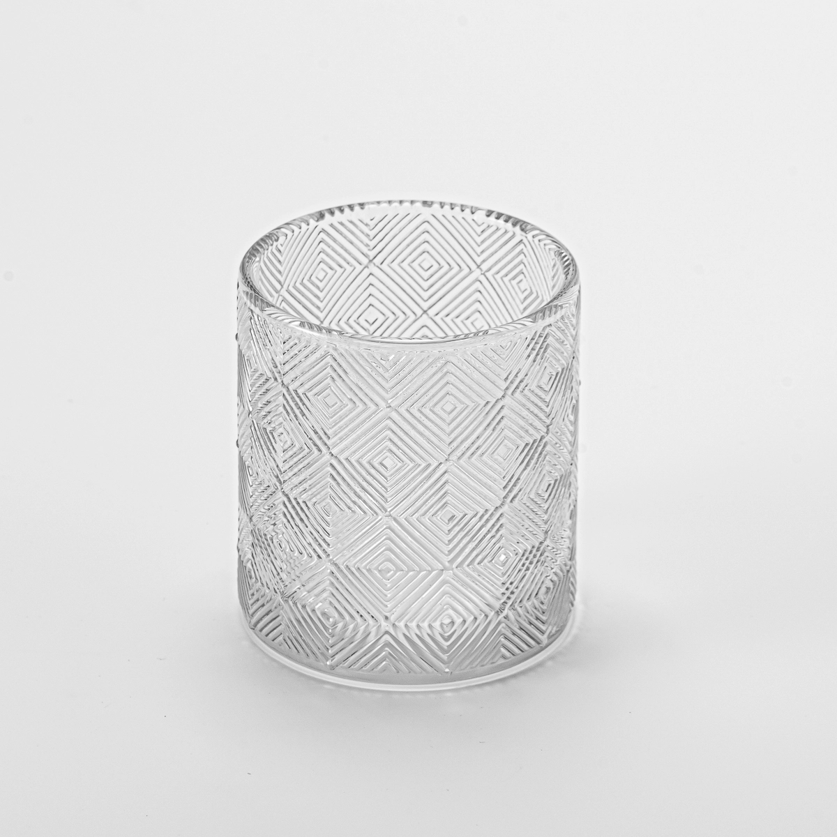 Customized Design Candle Glass Jar Luxury GEO Glass Candle Customized Design Candle Glass Jar Luxury GEO Glass Candle