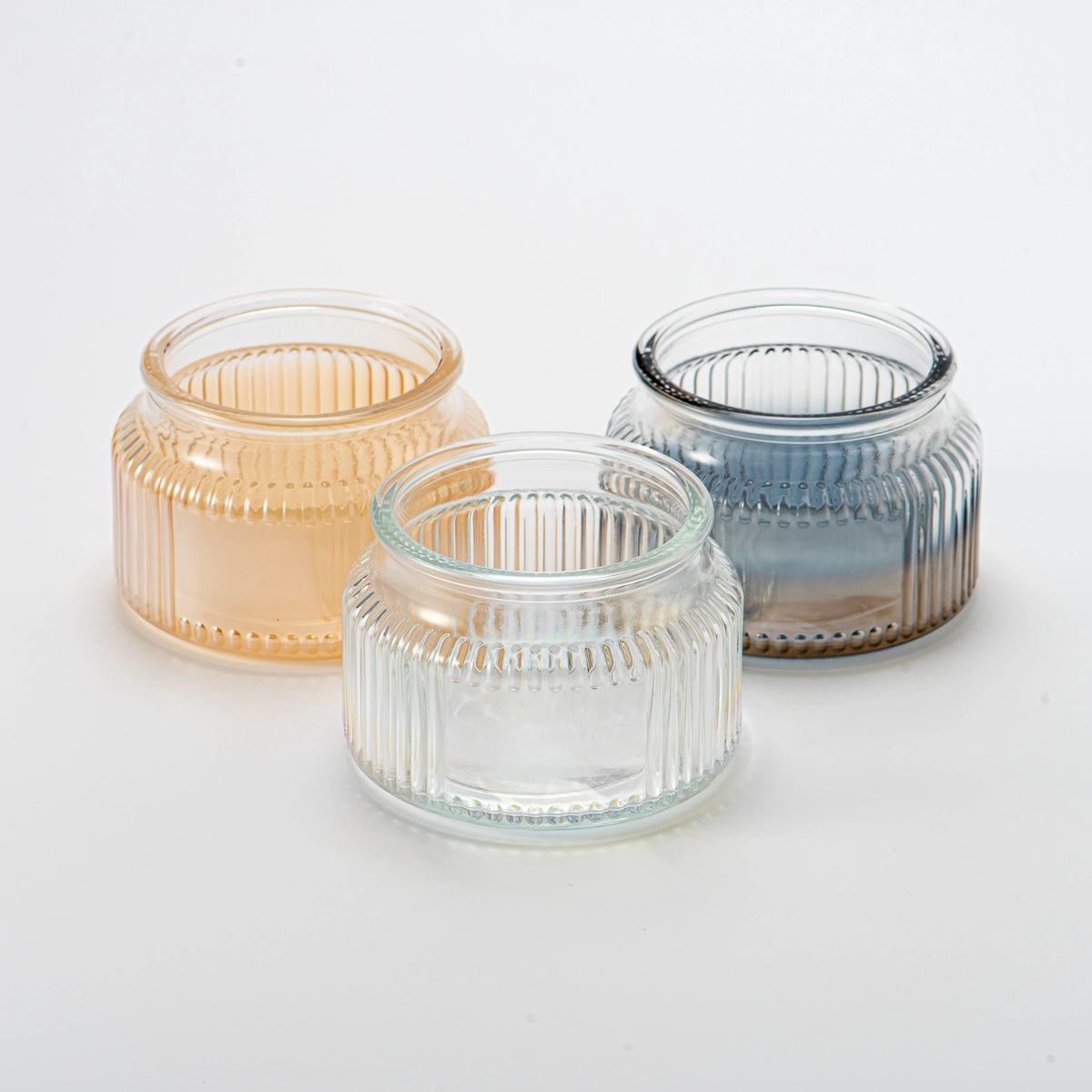 Private Label Glass Candle Container Glass Candle Jars Supplier home decor 9oz glass candle container Wholesale