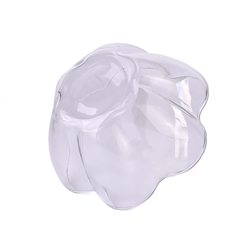 Flower Shaped Glass Candle Vessel Jumbo Glass Candle Vessels Flower Shaped Glass Candle Vessel Jumbo Glass Candle Vessels