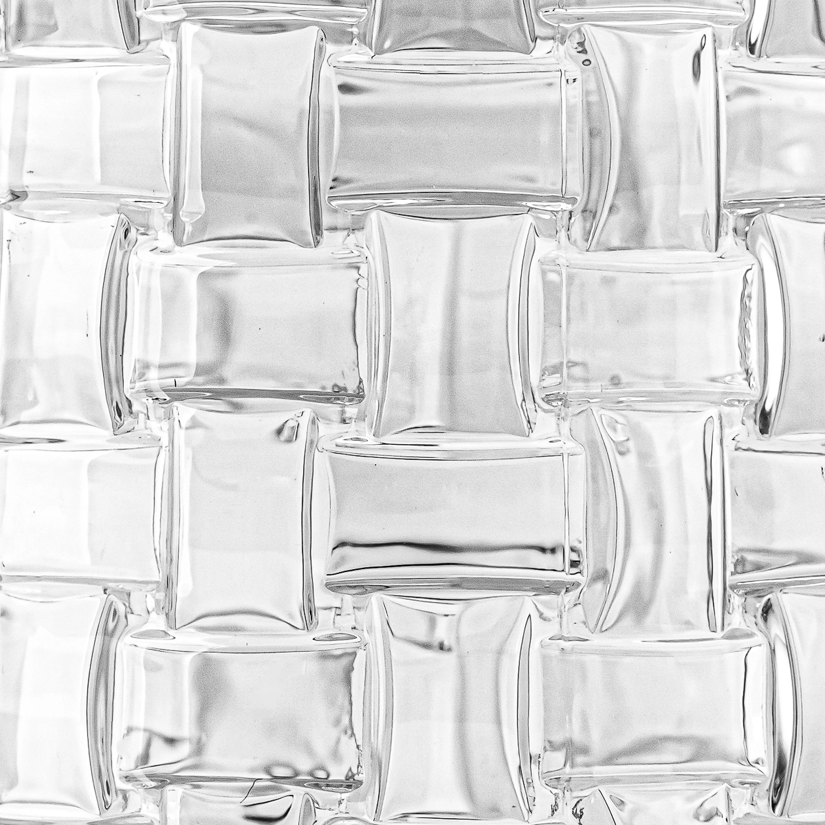 Unique Luxury Woven Pattern Glass Candle Jar With Lids
