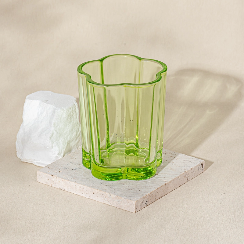 200ml empty unique glass candle vessel home decor