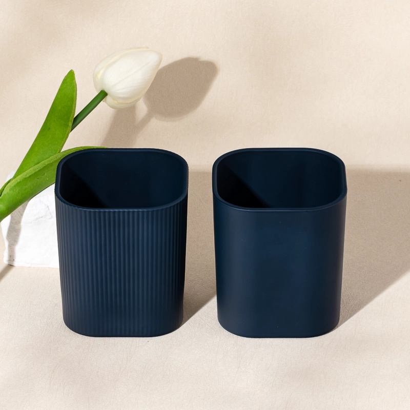 Matte square Glass for Candle Making with home decor