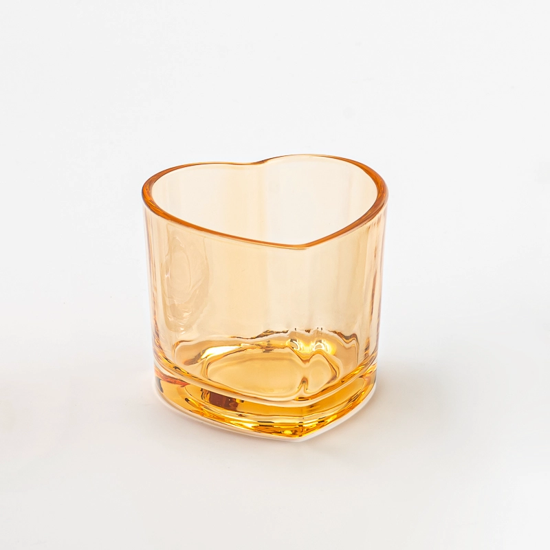 Valentines Gift Heart Shaped Glass Candle Holders Empty Glass Jar For Candle Making Valentines Gift Heart Shaped Glass Candle Holders Empty Glass Jar For Candle Making