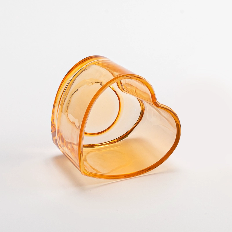 Valentines Gift Heart Shaped Glass Candle Holders Empty Glass Jar For Candle Making Valentines Gift Heart Shaped Glass Candle Holders Empty Glass Jar For Candle Making