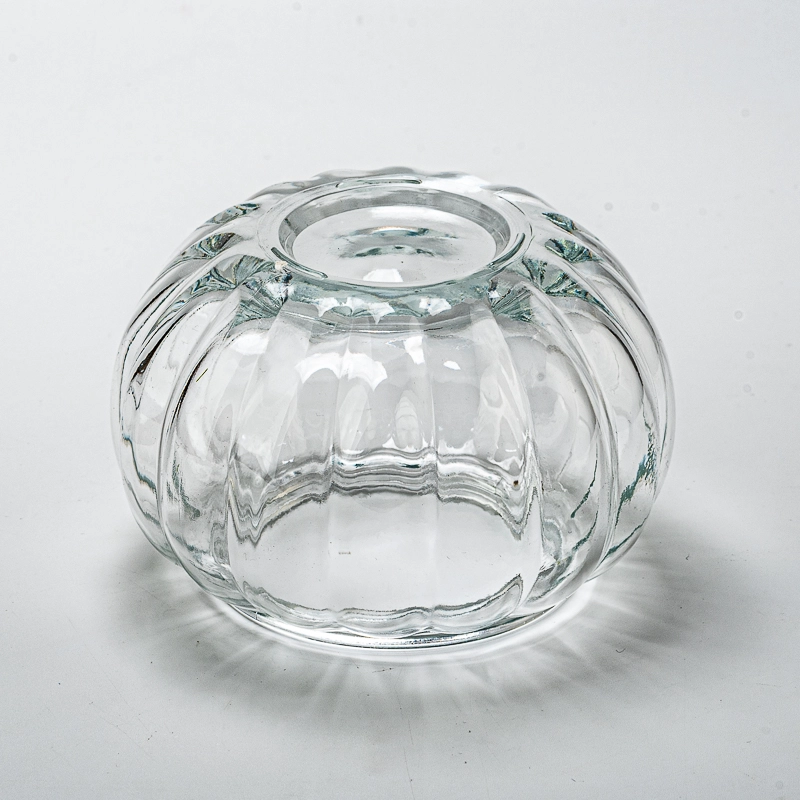 Large capacity Pumpkin Shaped Glass Candle Jar for Halloween
