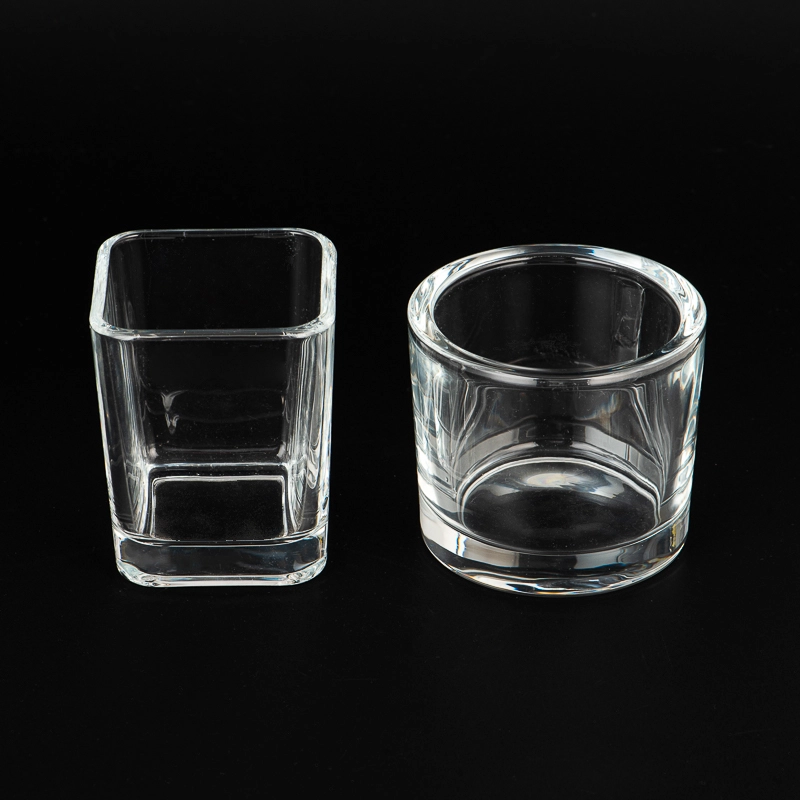 Square Glass Candle Jars 8oz Square Glass Candle Holders Square Glass Candle Jars 8oz Square Glass Candle Holders