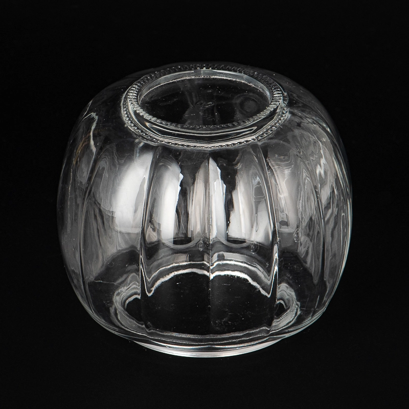 Custom Unique Pumpkin Glass Candle Jar With Lids Wholesale Custom Unique Pumpkin Glass Candle Jar With Lids Wholesale