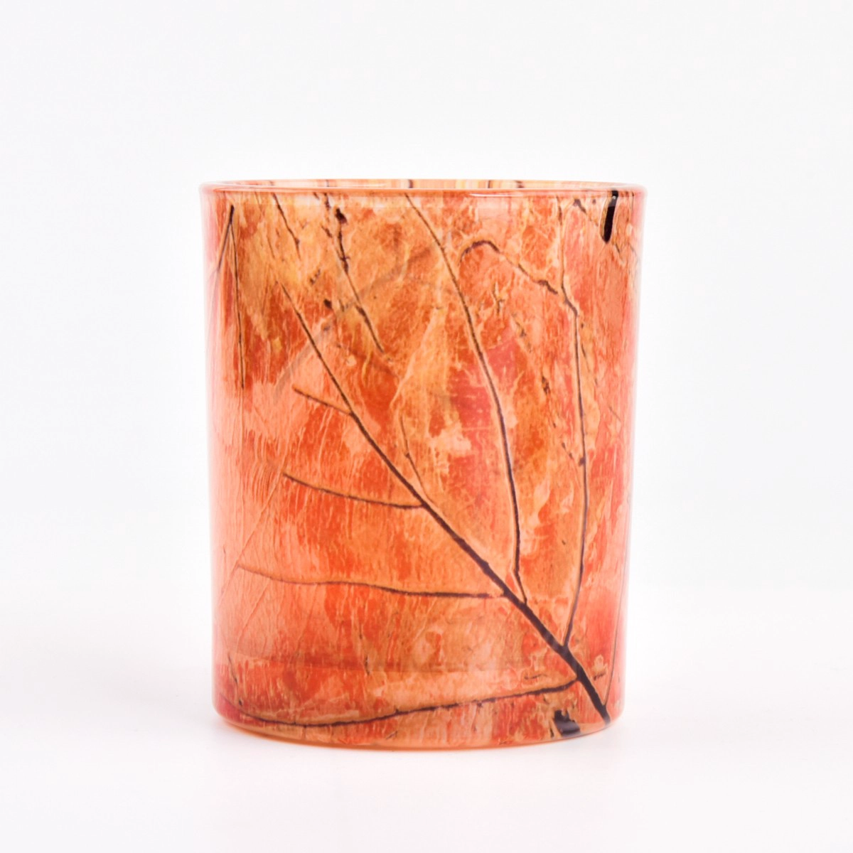 Leaf shape candle container for candle making wholesale