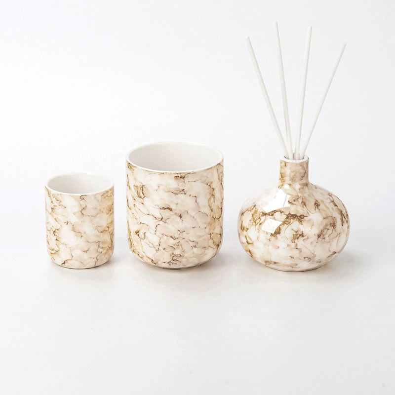 Custom Modern Candle Vessels Empty Scented Candle Container Home Decoration