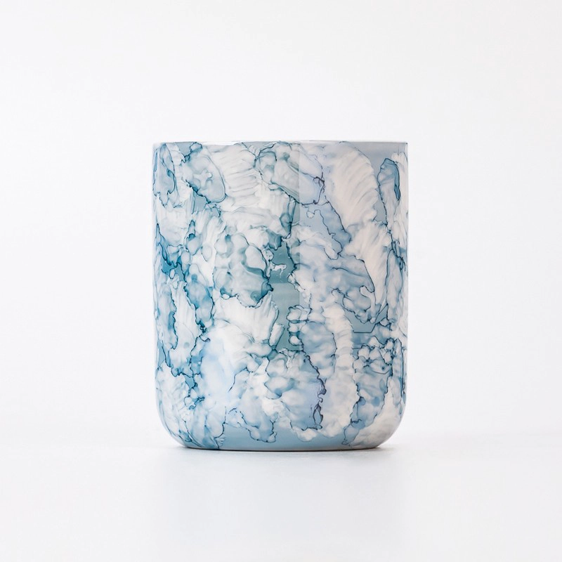 Custom Marble Colors Ceramic Candle Vessels Beautiful Ceramic Candle Jars Wholesale Custom Marble Colors Ceramic Candle Vessels Beautiful Ceramic Candle Jars Wholesale