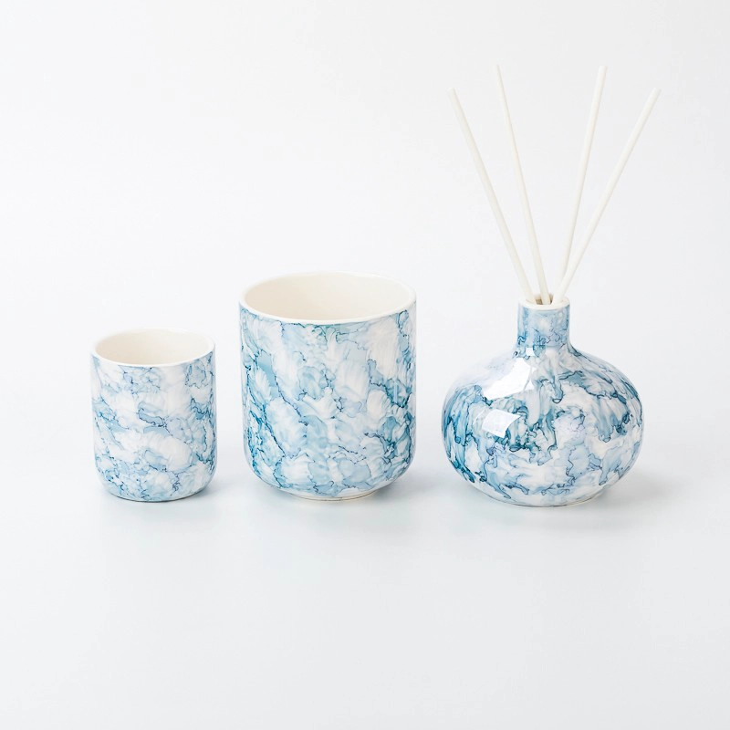 Beautiful Home Decoration Ceramic Candle Jars Ceramic Diffuser Bottles Beautiful Home Decoration Ceramic Candle Jars Ceramic Diffuser Bottles