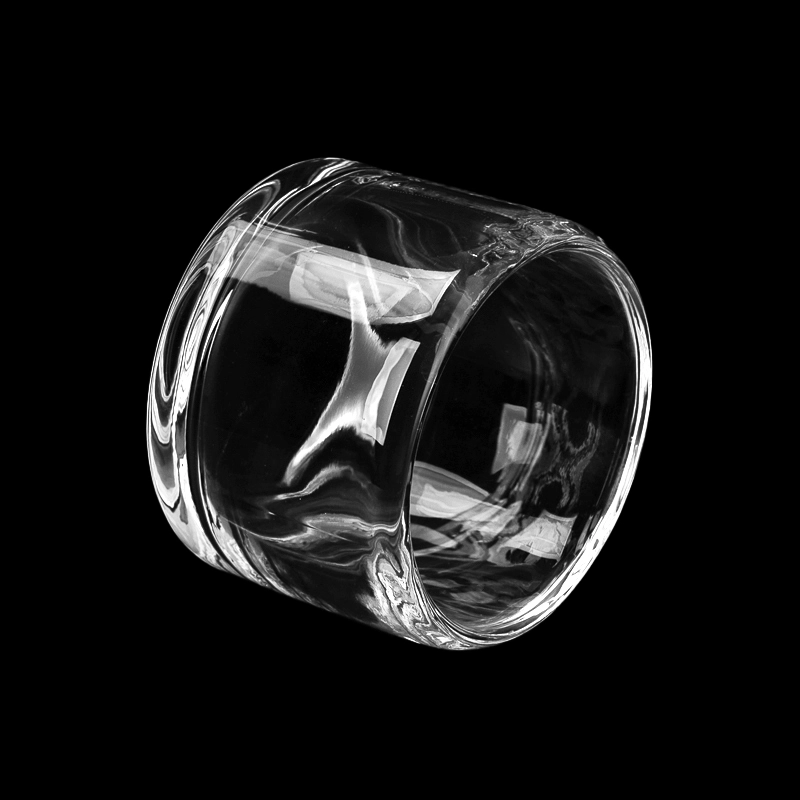 Transparent Empty Glass Candle Vessel Wholesale Glass Candle Holder