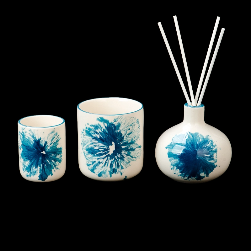 5oz New Design Candle Holder Ceramic Candle Vessels Wholesale
