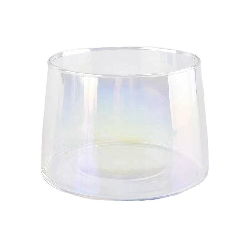 Clear Glass Candle container home decoration