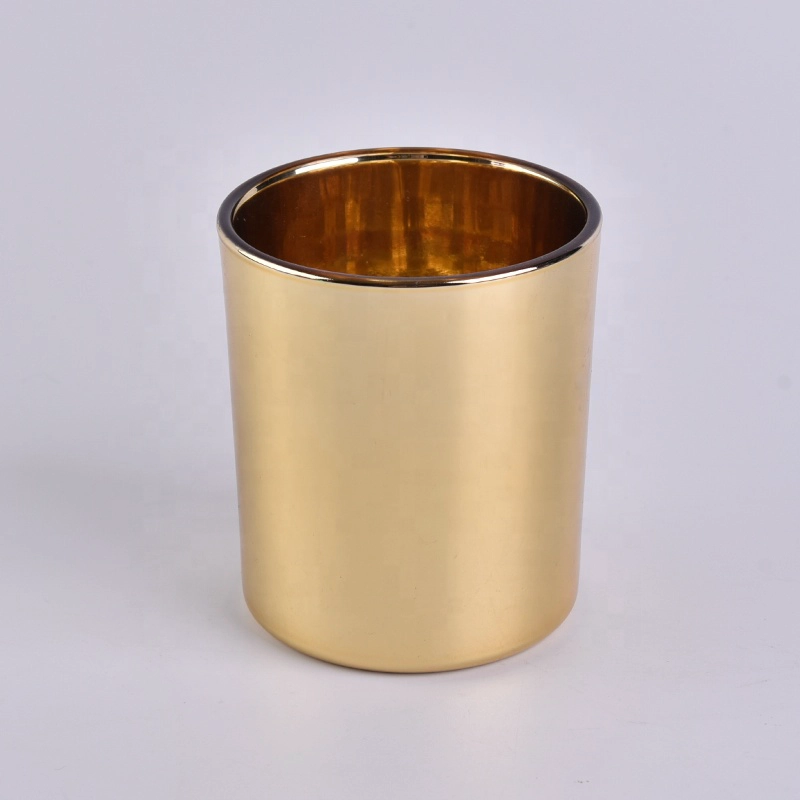 Popular Gold Glass Candle Jar Wholesale