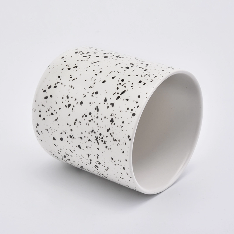 12oz Nordic Ceramic Candle Holder Wholesale For Garden