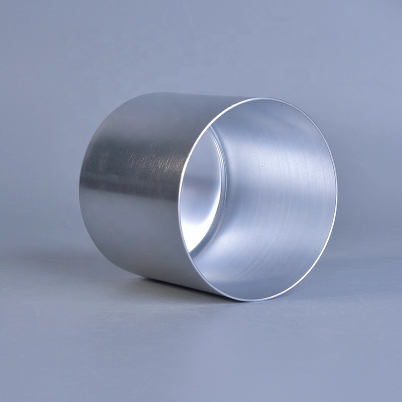 Luxury Silver Metal Candle Jars Wholesale