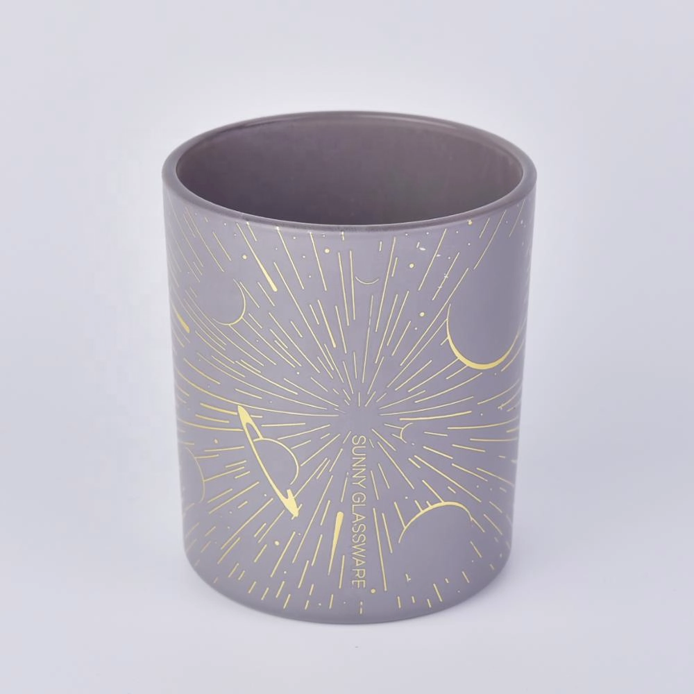 10oz Cylinder Glass Holder For Candle Making