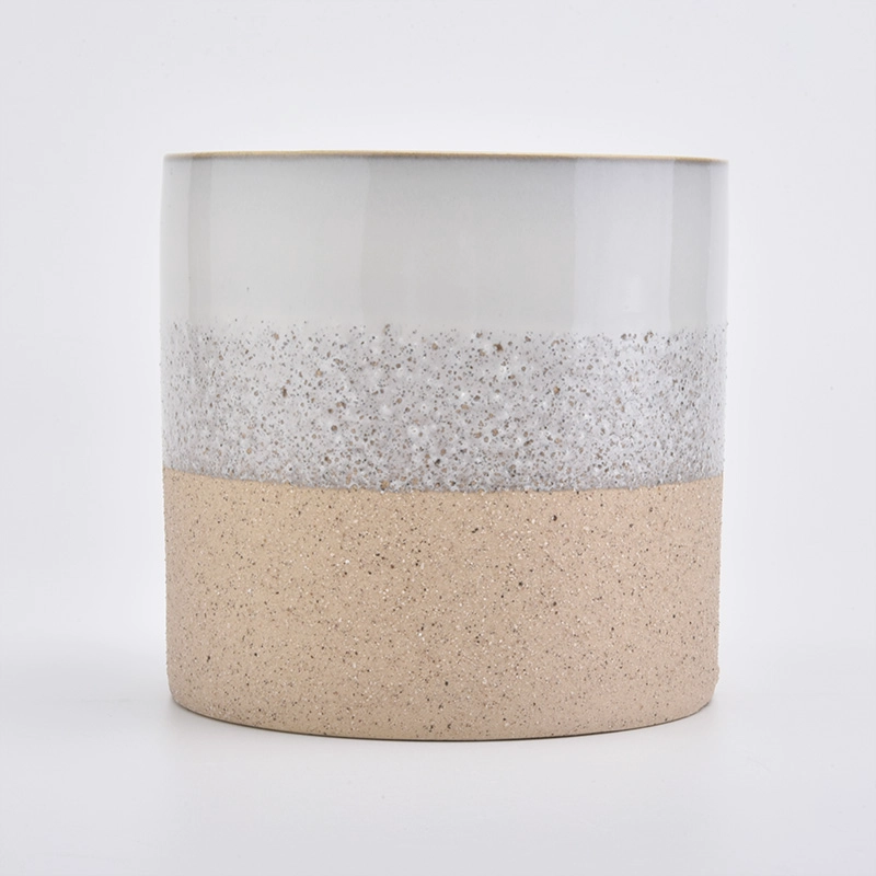 Three Color Candle Ceramic Vessel 620ml