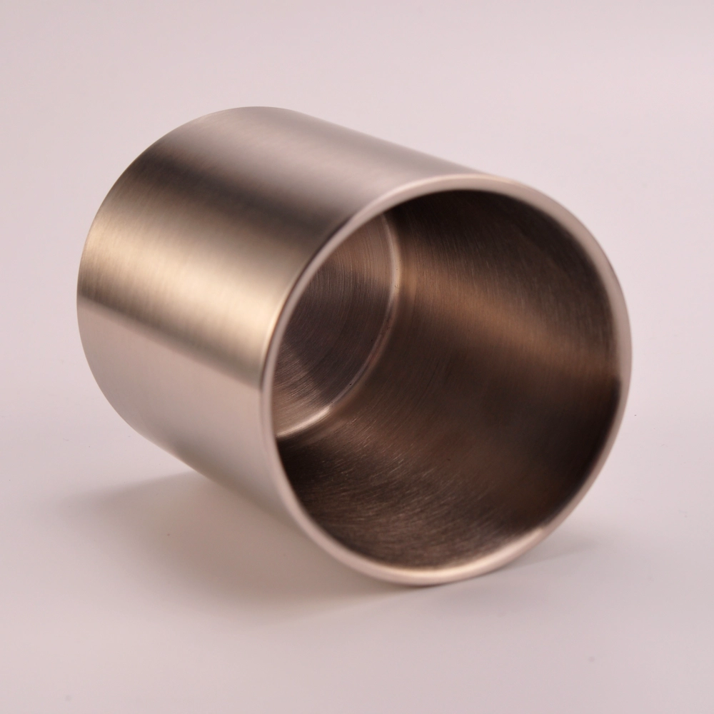 Hot sale 12oz straight-side metal candle holders