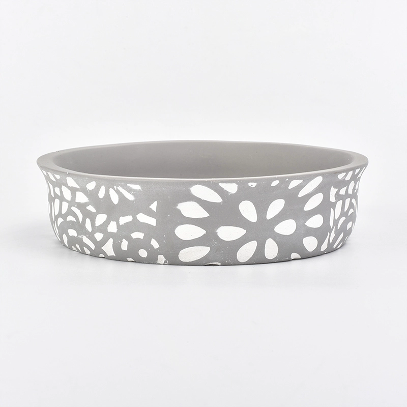 home goods hollow printing bath room accessories concrete bathroom accessories set