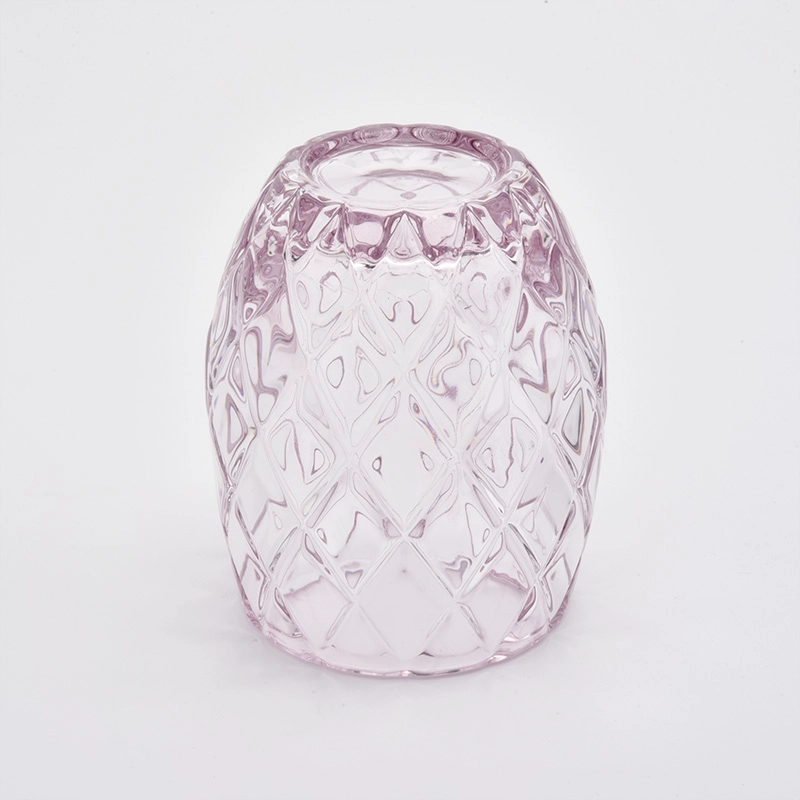 200ml Luxury Pink Candle Glass Jar  Wholesale