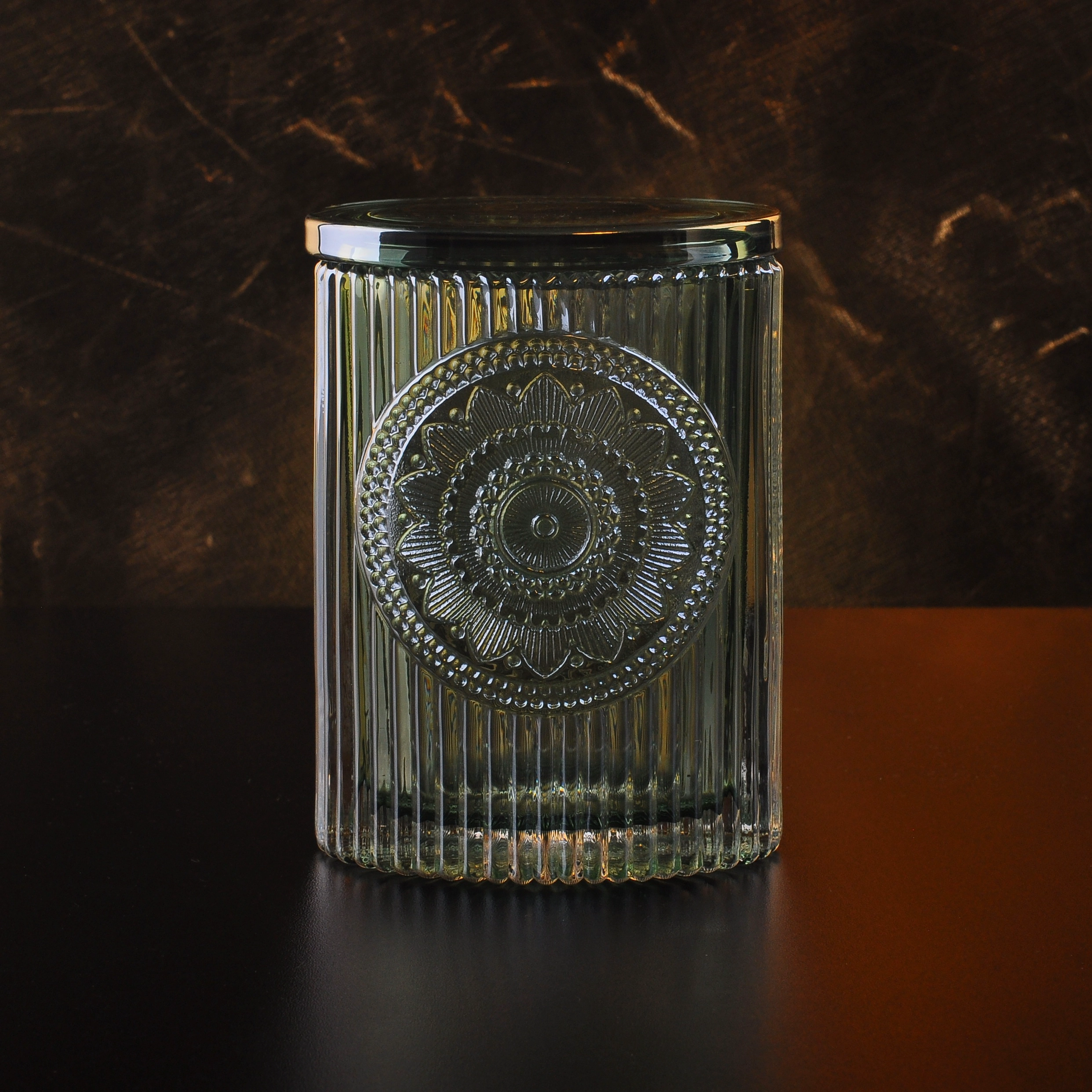 wholesale christmas glass candle jar vessel for candle making