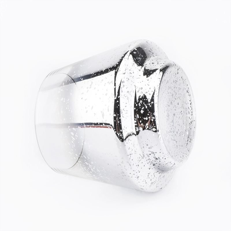 Silver Merucry Glass Candle Holders