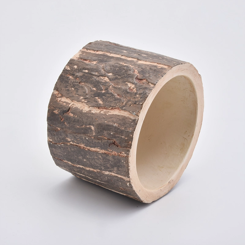 Decorative Tree Pattern Candle Holders With Concrete Material