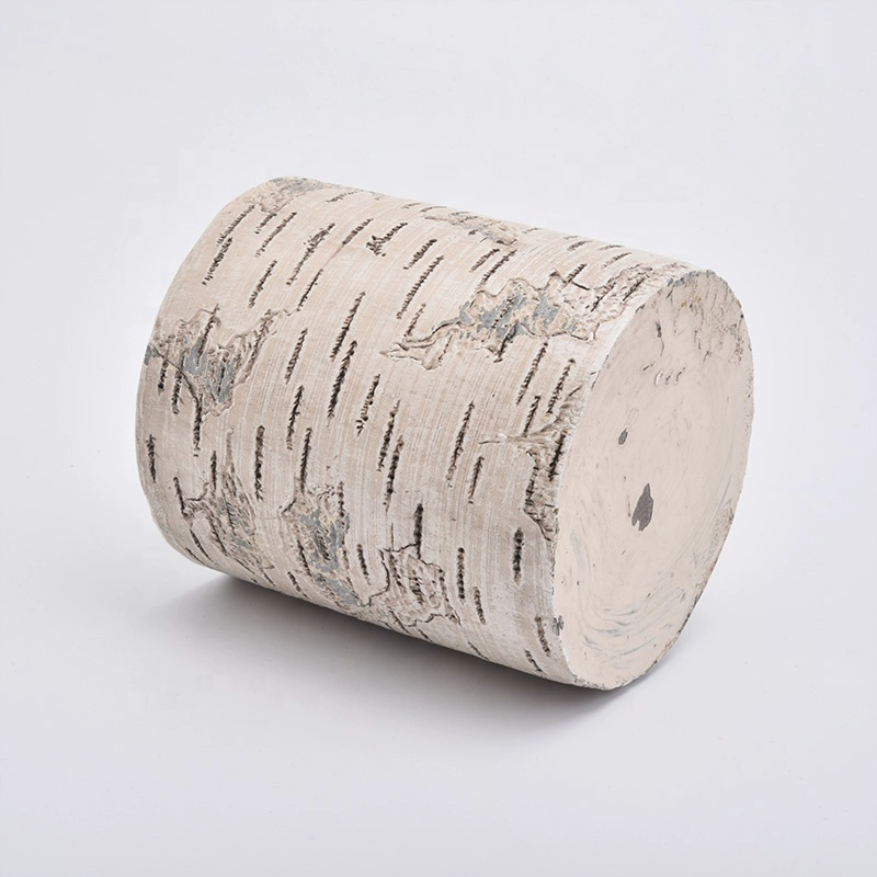 360ml Cylinder Shaped Concrete Candle Jar Wholesale