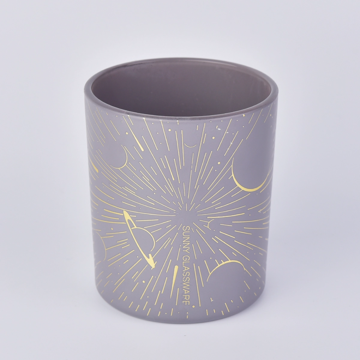 10oz Cylinder Glass Holder For Candle Making