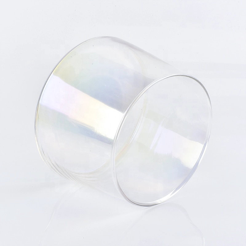 Clear Glass Candle container home decoration