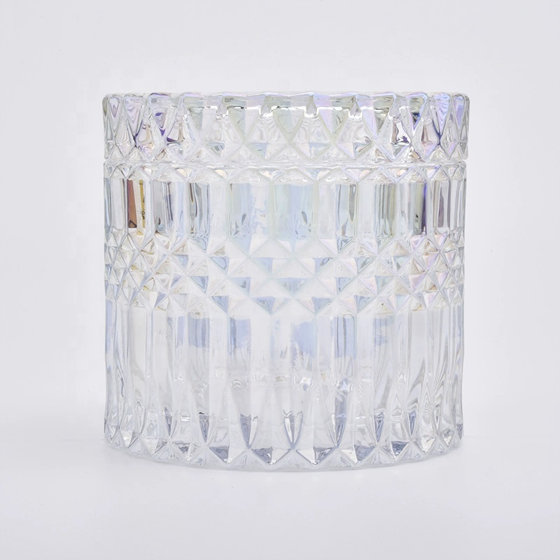 Wedding Party Gold Glass Candle Jar With Custom Logo