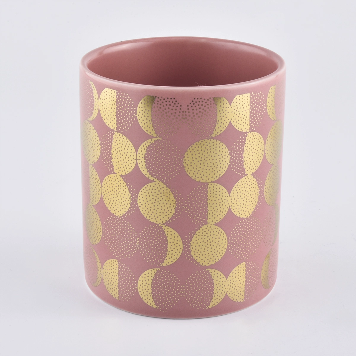 Custom Home decorative Ceramic Vessels Candle Jar Ceramic