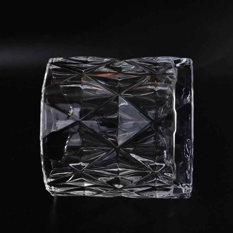 Wholesale Luxury Diamond Glass Candle Jars