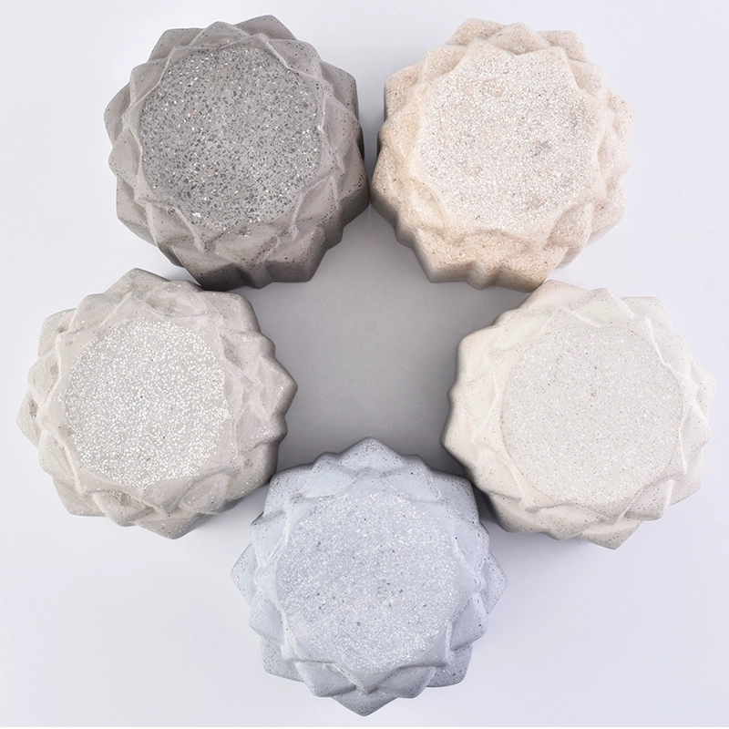 eco friendly 10oz concrete candle making empty jars containers