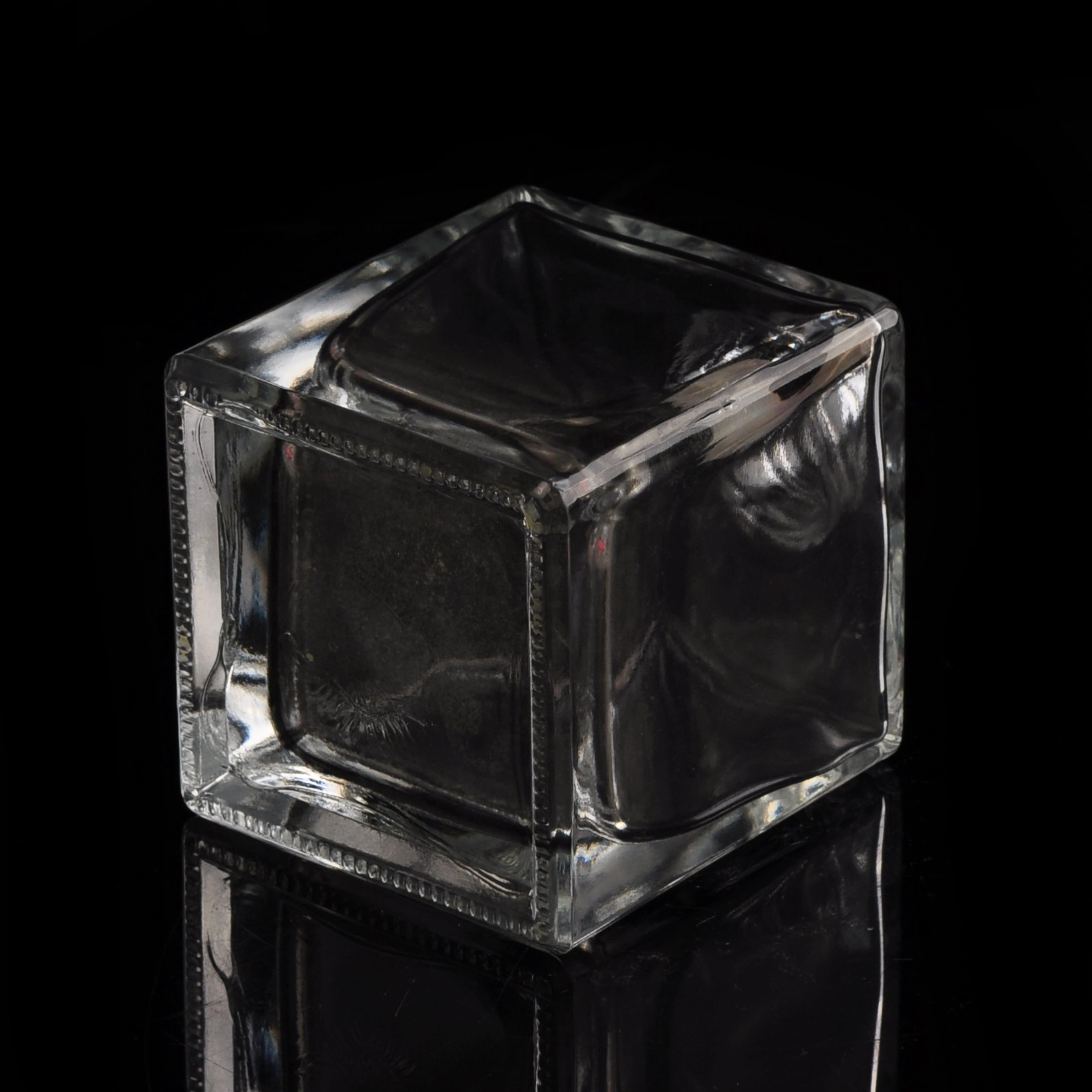 Wholesale home fragrance reed diffuser square glass diffuser water bottle air freshener