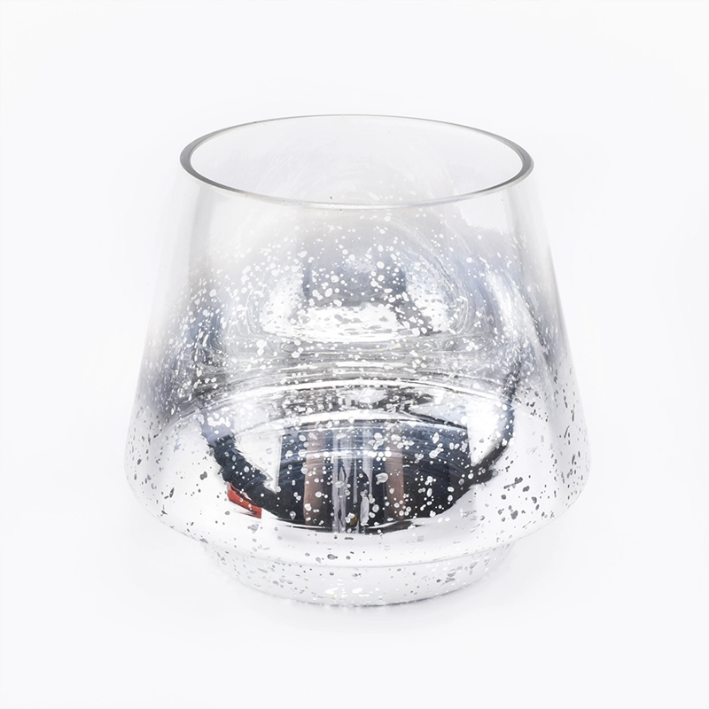 Custom Mercury Glass Candle Jars