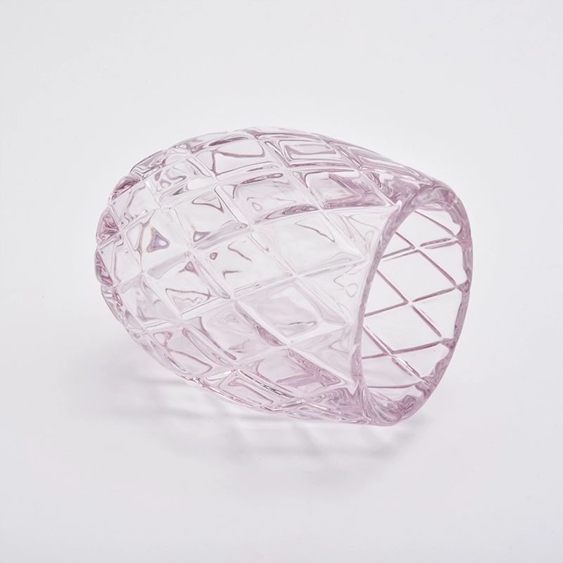 200ml Luxury Pink Candle Glass Jar  Wholesale