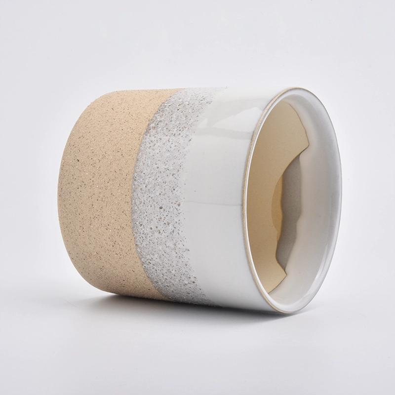 Three Color Candle Ceramic Vessel 620ml