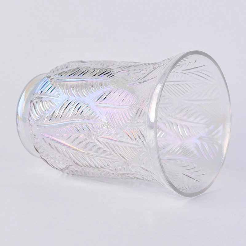 Luxury lotus decorative Glass Candle holder scented wholesales