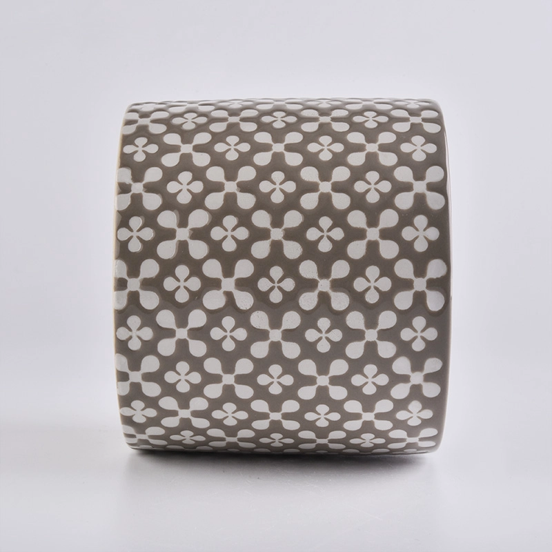 Wholesale customized ceramic candle jar