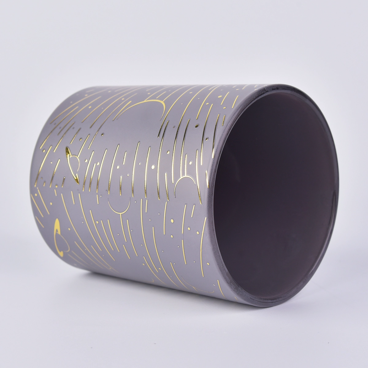 10oz Cylinder Glass Holder For Candle Making