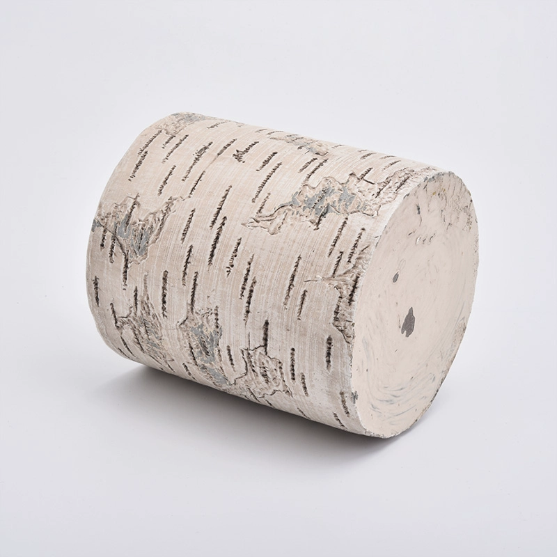 360ml Cylinder Shaped Concrete Candle Jar Wholesale