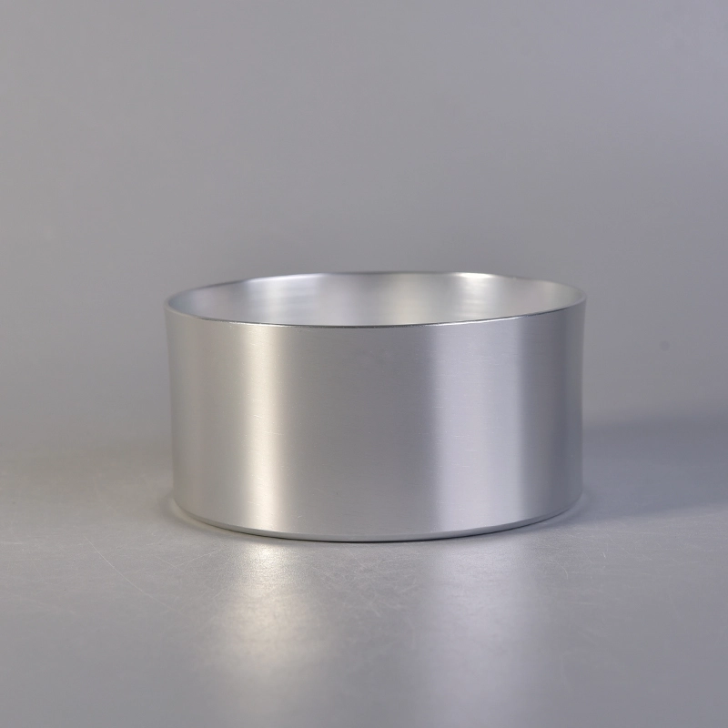 400ml Silver Aluminum Metal Candle Jar Wholesale