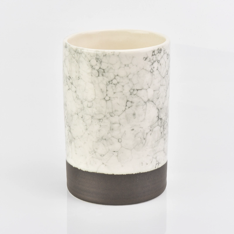 china modern marbled ceramic women bathroom accessories set in black
