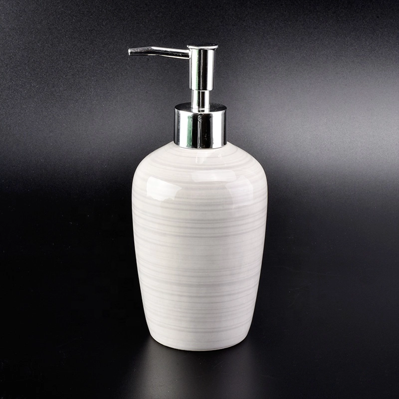luxury ceramic bathroom accessories with soap dish holder tumbler lotion dispenser