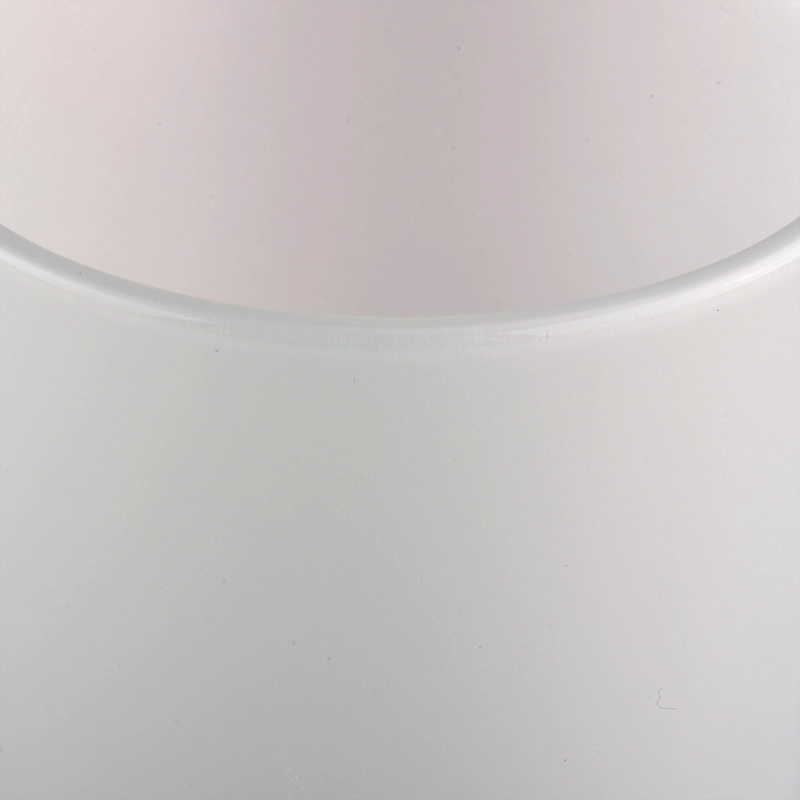 Classical Decorative Inside White Glass Candle Jar 8oz 10oz