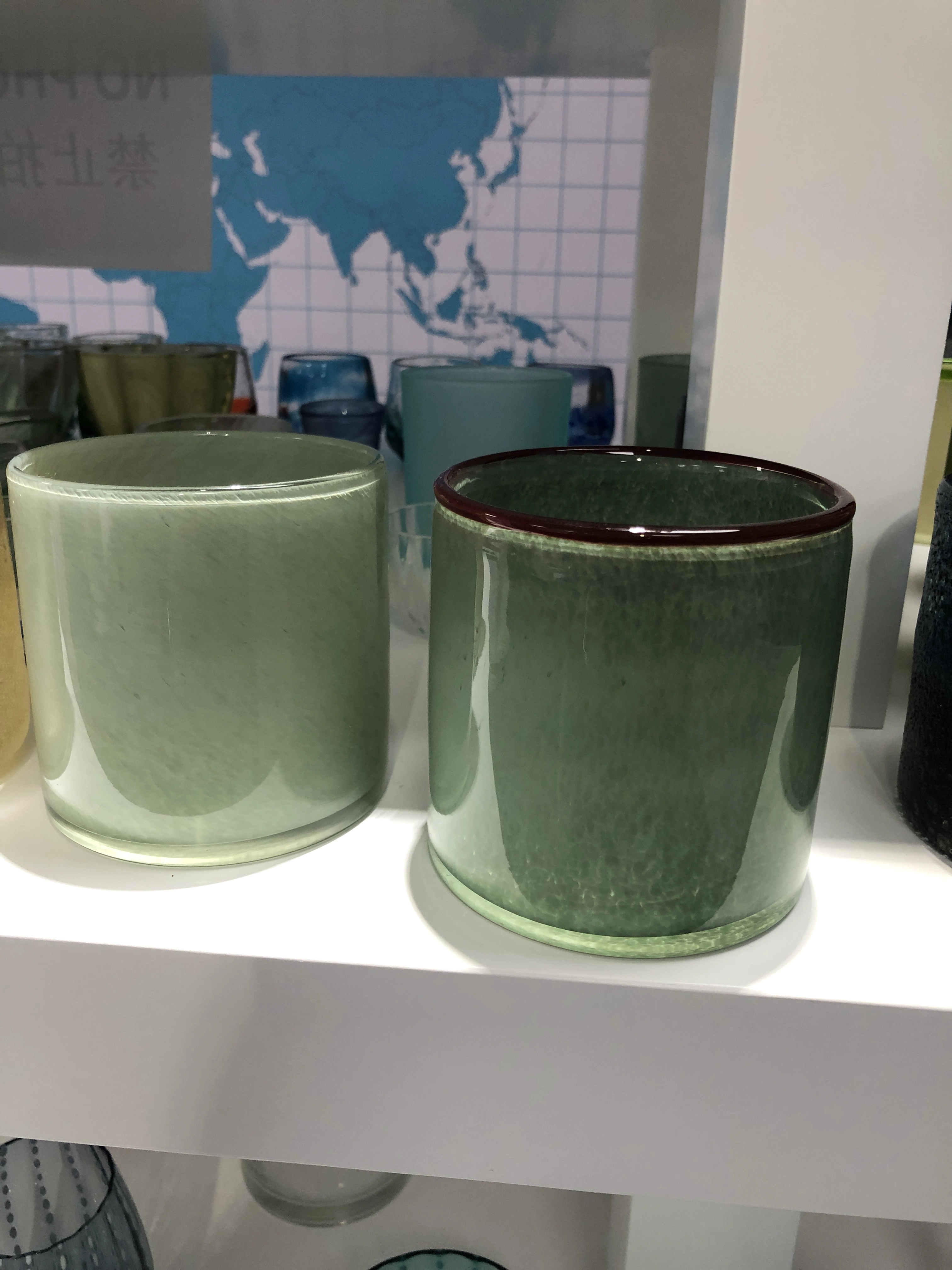 560ml High-end Straight Side Glass Candle Jar Empty