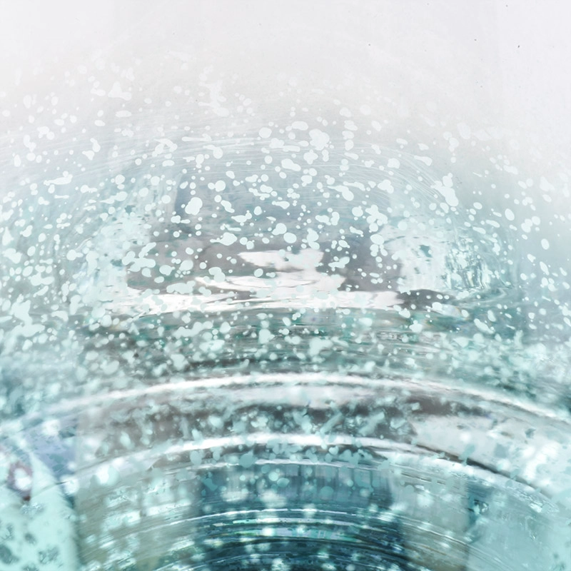 Beautiful Empty Mercury Glass Candle Jars